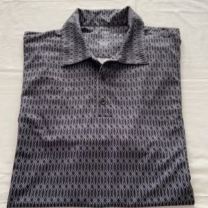 Nike Golf Nike FITDRY gray print polo shirt XL